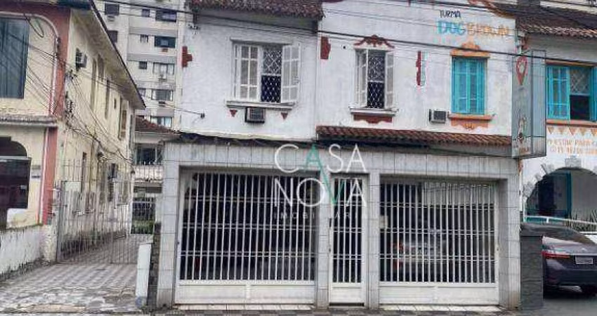 Sobrado com 3 dormitórios à venda por R$ 1.100.000,00 - Marapé - Santos/SP