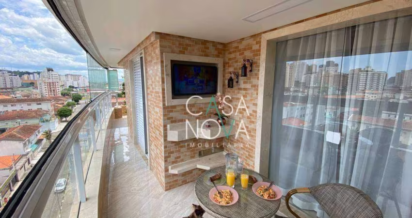 Apartamento com 2 dormitórios à venda, 103 m² por R$ 805.600,00 - Vila Valença - São Vicente/SP