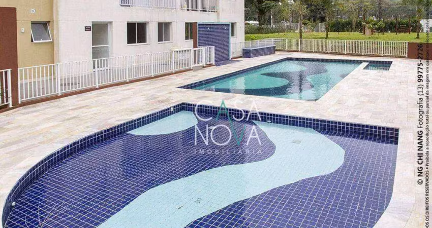 Apartamento com 2 dormitórios à venda, 54 m² por r$ 360.000,00 - morro de nova cintra - santos/sp