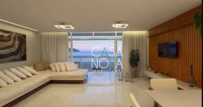 Apartamento Vista para o mar com 3 dormitórios à venda, 147 m² por R$ 2.500.000 - Gonzaga - Santos/SP