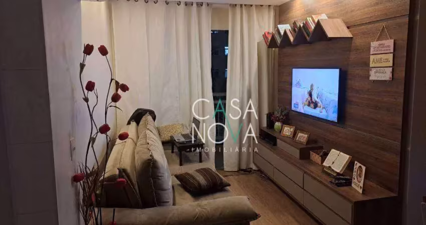 Apartamento com 2 dormitórios à venda, 60 m² por r$ 350.000,00 - morro de nova cintra - santos/sp