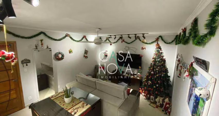 Apartamento com 2 dormitórios à venda, 92 m² por r$ 487.600,00 - ponta da praia - santos/sp