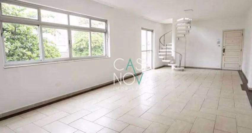 Apartamento Duplex com 5 dormitórios à venda, 208 m² por R$ 960.000,00 - Embaré - Santos/SP