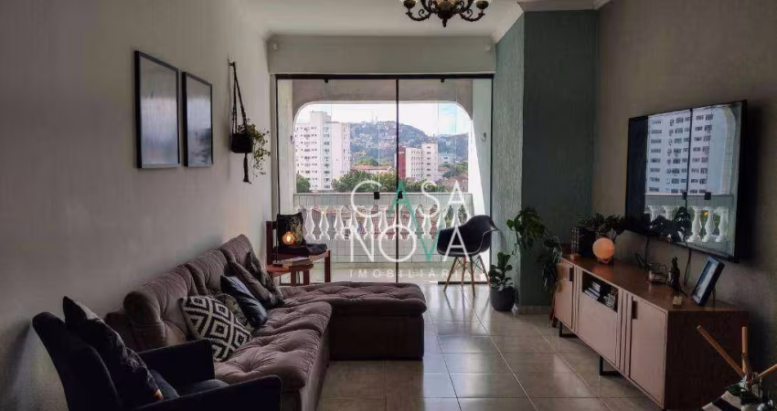 Apartamento com 3 dormitórios à venda, 114 m² por R$ 565.000 - Vila Belmiro - Santos/SP