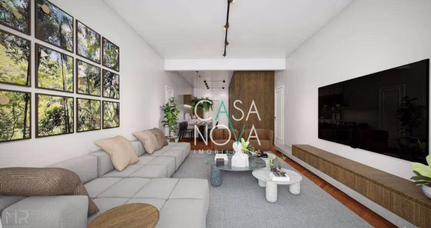 Apartamento com 2 dormitórios à venda, 90 m² por R$ 830.000,00 - Boqueirão - Santos/SP