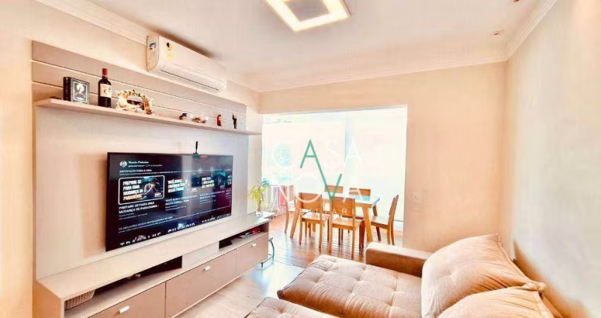 Apartamento com 3 dormitórios, 88 m² - venda por R$ 1.377.000 ou aluguel por R$ 8.500/mês - Campo Grande - Santos/SP
