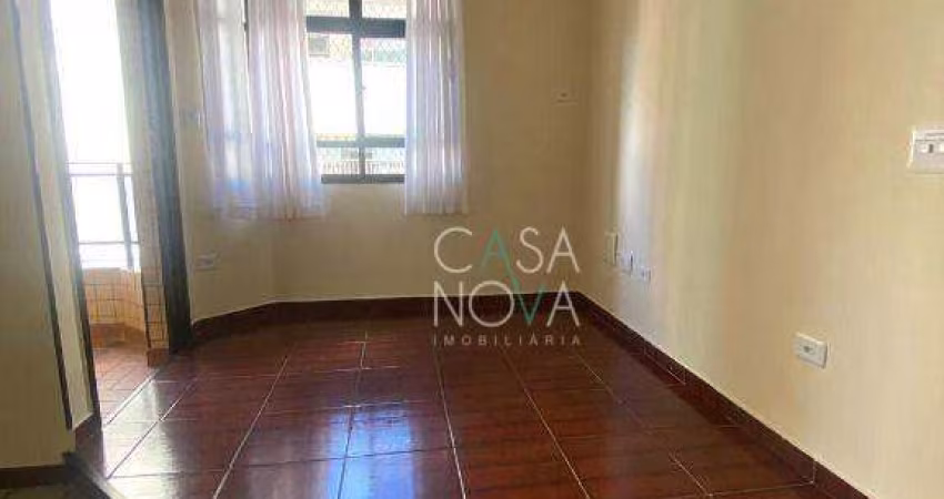 Apartamento com 1 dormitório para alugar, 50 m² por R$ 2.800,00/mês - Aparecida - Santos/SP