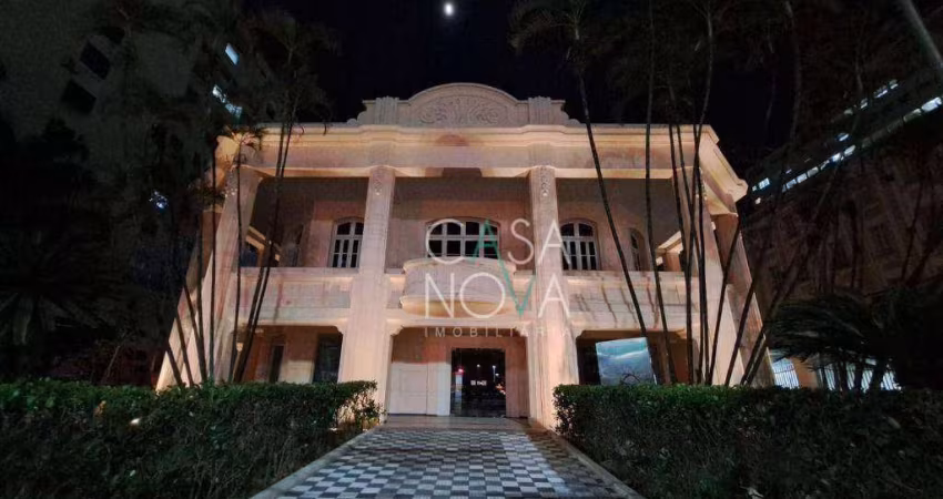 Casa para alugar, 1710 m² por R$ 98.338,99/mês - Gonzaga - Santos/SP