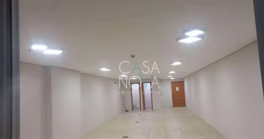 Sala para alugar, 90 m² por r$ 4.000,00/mês - centro - santos/sp