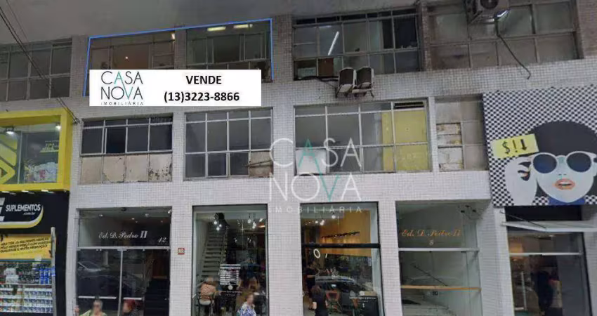 Sala comercial com 2 salas à venda na Rua Fernão Dias, Gonzaga, Santos