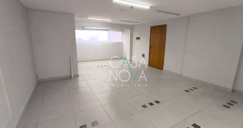 Sala para alugar, 52 m² por r$ 3.500,00/mês - vila matias - santos/sp