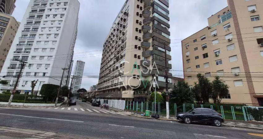 Apartamento com 2 dormitórios para alugar, 82 m² por r$ 4.800,00/mês - ponta da praia - santos/sp