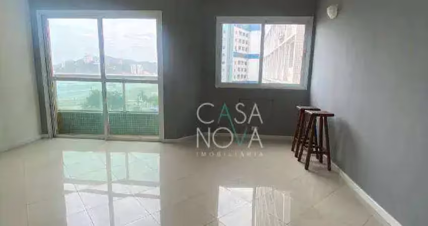 Apartamento com 3 dormitórios para alugar, 120 m² por r$ 5.500,00/mês - josé menino - santos/sp