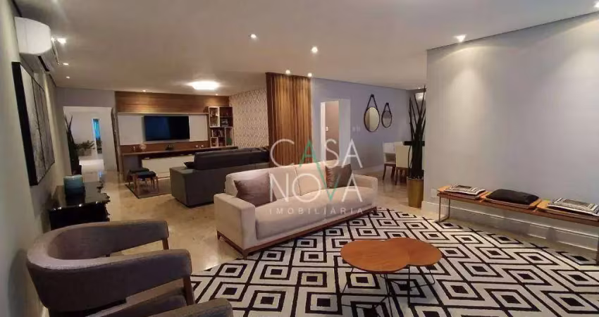 Apartamento com 4 dormitórios à venda, 233 m² por r$ 1.890.000 - boqueirão - santos/sp