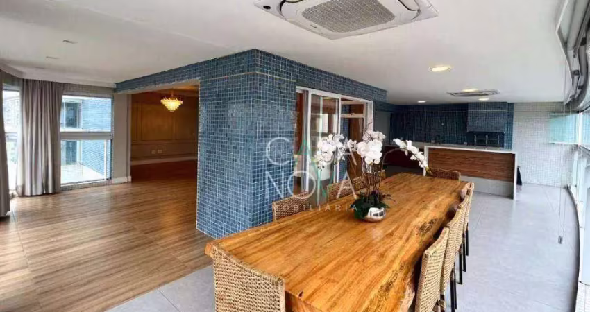 Apartamento empreendimento manihi  com 5 dormitórios à venda, 255 m² por r$ 3.800.000 - aparecida - santos/sp
