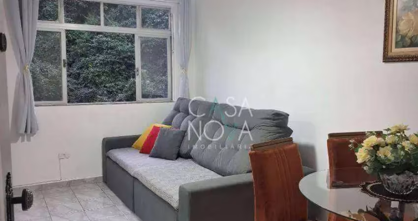 Apartamento com 1 dormitório à venda, 43 m² por r$ 295.000,00 - morro dos barbosas - são vicente/sp