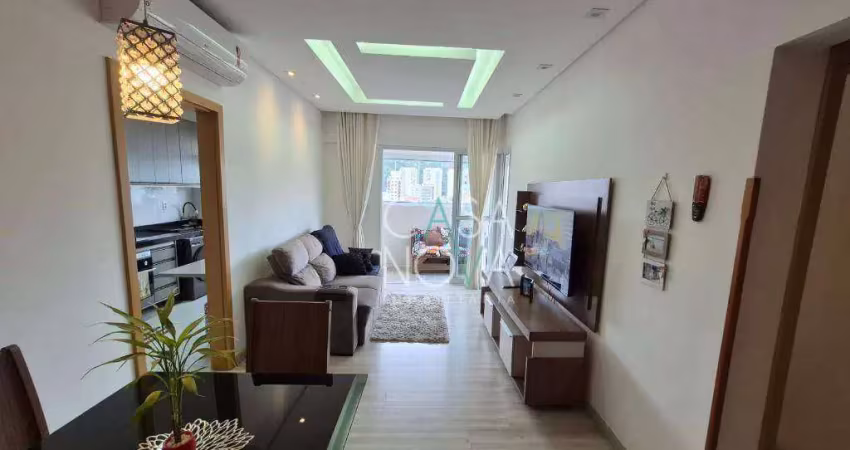 Apartamento com 2 dormitórios à venda, 81 m² por r$ 905.000,00 - campo grande - santos/sp