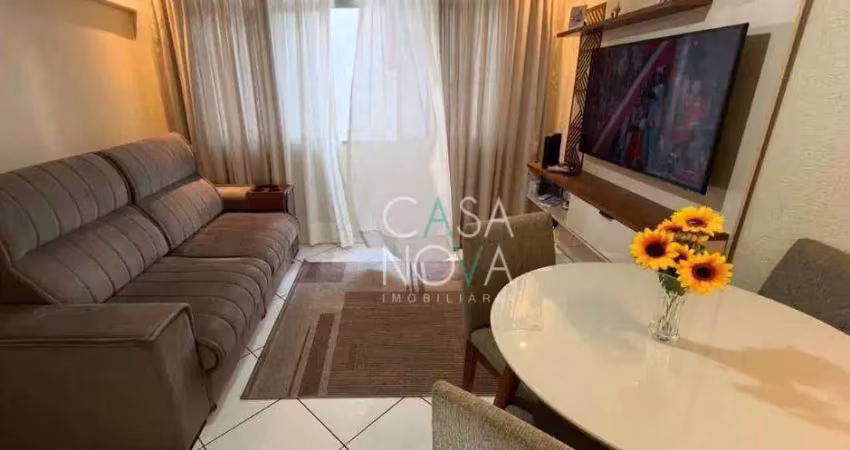 Apartamento com 2 dormitórios à venda, 58 m² por r$ 277.000,00 - vila cascatinha - são vicente/sp