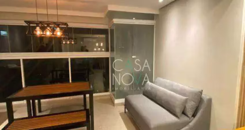 Apartamento com 2 dormitórios para alugar, 66 m² por r$ 5.000,00/mês - josé menino - santos/sp