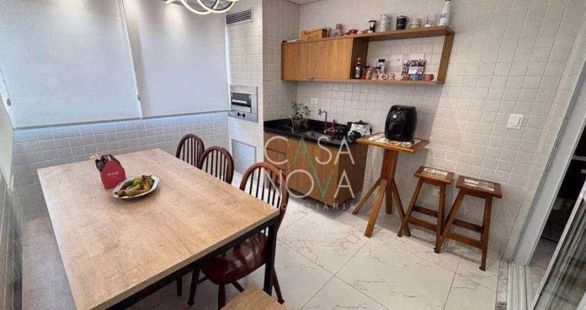 Apartamento com 3 dormitórios à venda, 81 m² por r$ 1.350.000,00 - boqueirão - santos/sp