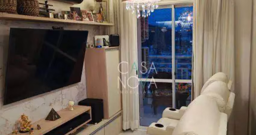 Apartamento com 2 dormitórios à venda, 64 m² por r$ 690.000,00 - marapé - santos/sp