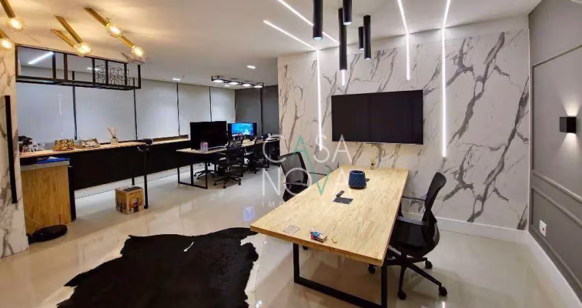 Sala para alugar, 68 m² por r$ 5.184,67/mês - encruzilhada - santos/sp