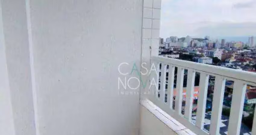 Apartamento com 2 dormitórios para alugar, 54 m² por r$ 2.700,00/mês - jardim independência - são vicente/sp