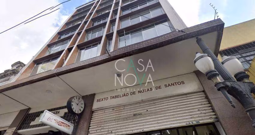 Sala para alugar, 160 m² por R$ 4.047,64/mês - Centro - Santos/SP