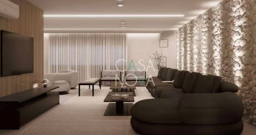 Cobertura com 4 dormitórios à venda, 370 m² por r$ 4.290.000,00 - ponta da praia - santos/sp