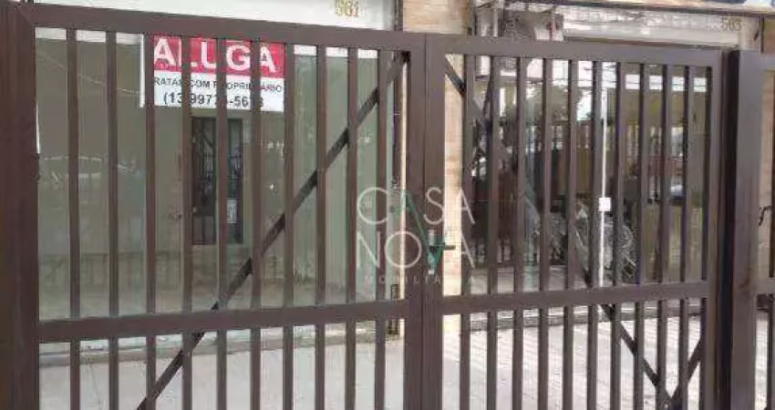 Loja para alugar, 25 m² por r$ 3.900,00/mês - boqueirão - santos/sp