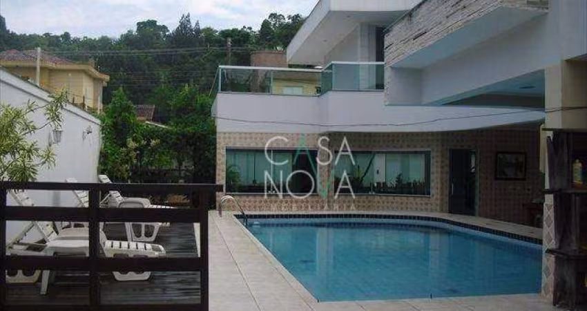 Sobrado com 3 dormitórios à venda, 433 m² por R$ 3.500.000,00 - Morro de Nova Cintra - Santos/SP