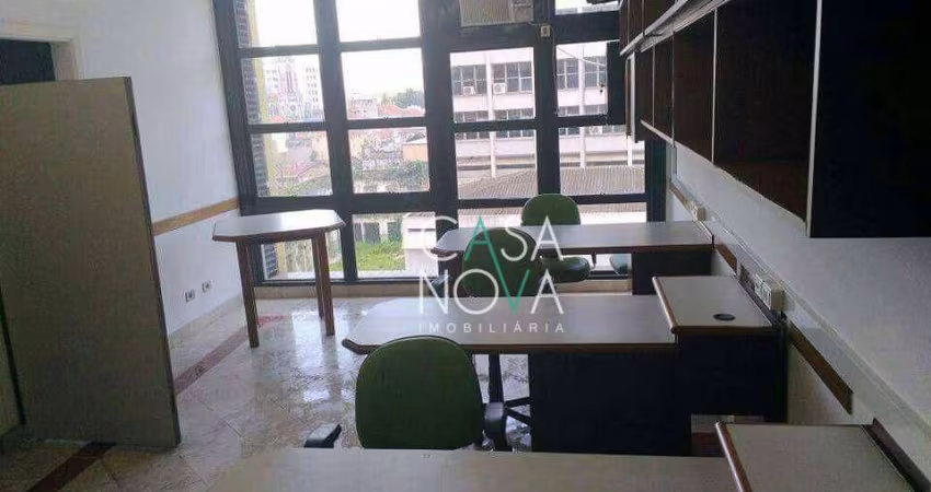 Sala comercial 45 metros quadrados - venda ou para locação por R$ 345.000 ou  R$ 2.500/mês - Centro - Santos/SP