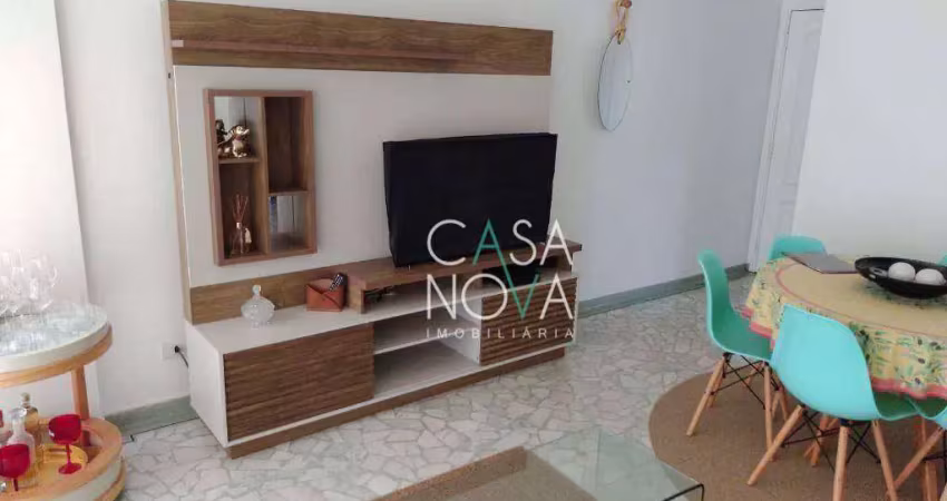 Apartamento com 2 dormitórios à venda, 90 m² por r$ 450.000,00 - itararé - são vicente/sp