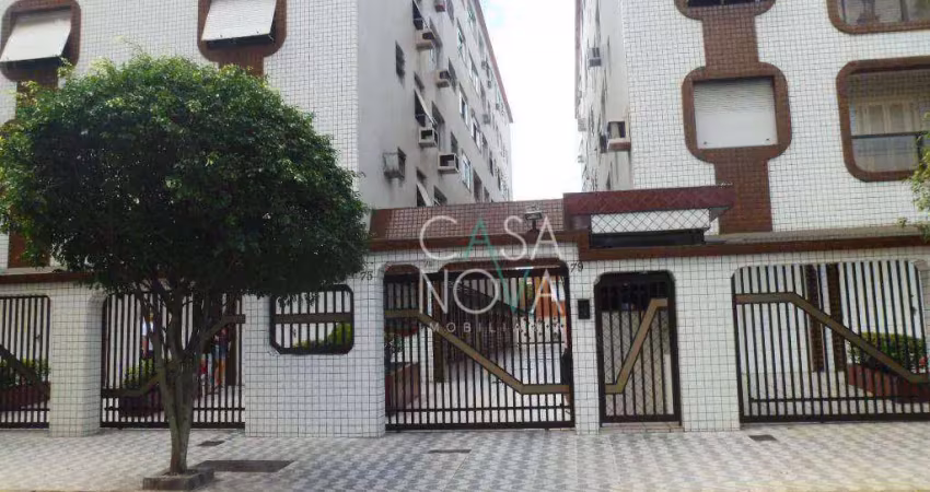Apartamento com 2 dormitórios para alugar, 92 m² por r$ 3.980,00/mês - campo grande - santos/sp