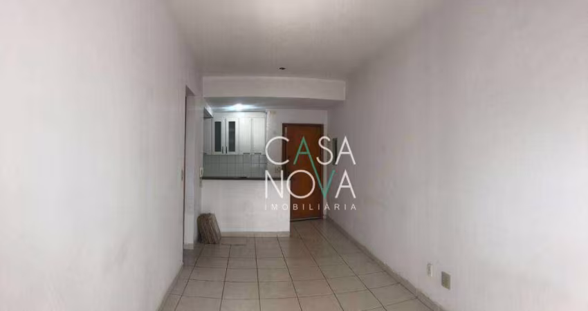 Apartamento com 1 dormitório para alugar, 52 m² por R$ 2.950,00/mês - Encruzilhada - Santos/SP
