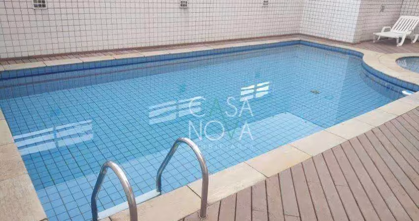 Apartamento com 1 dormitório para alugar, 52 m² por R$ 2.850,00/mês - Encruzilhada - Santos/SP