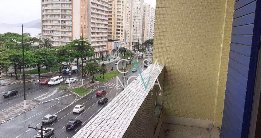 Apartamento com 2 dormitórios para alugar, 111 m² por R$ 4.500,00/mês - José Menino - Santos/SP
