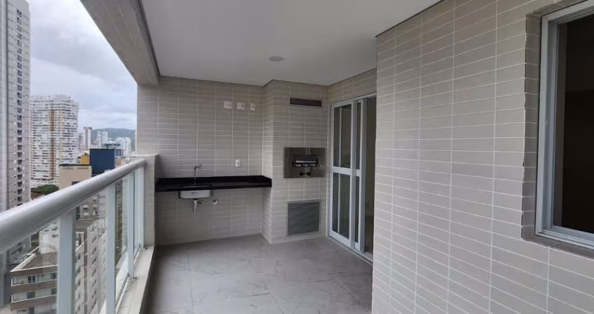 Apartamento Novo com vista mar, 2 suítes e 1 vaga no Gonzaga -Santos /SP
