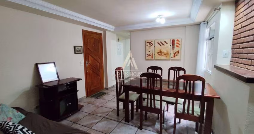 Apartamento a venda na quadra da praia com 56m², 2 quartos na Pompéia - Santos