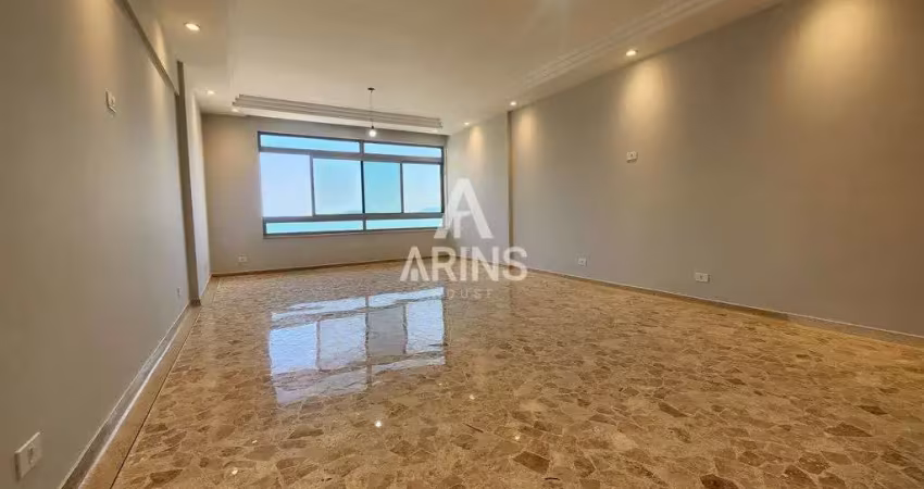 Apartamento a venda frente mar com 212m², 3 dormitórios, 1vg-aparecida-santos/sp