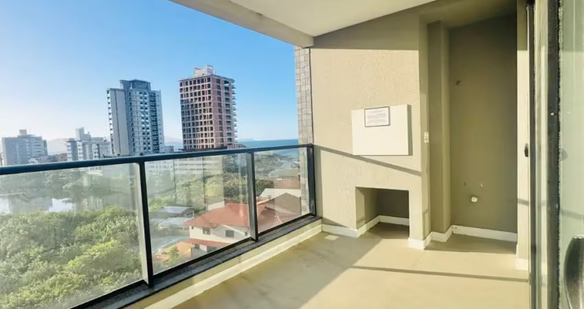 Lindo apto 3 suítes, com vista permanente para a praia do perequê!