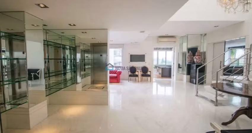 Apartamento de cobertura duplex|moema|piscina|3 quatos|5 vagas