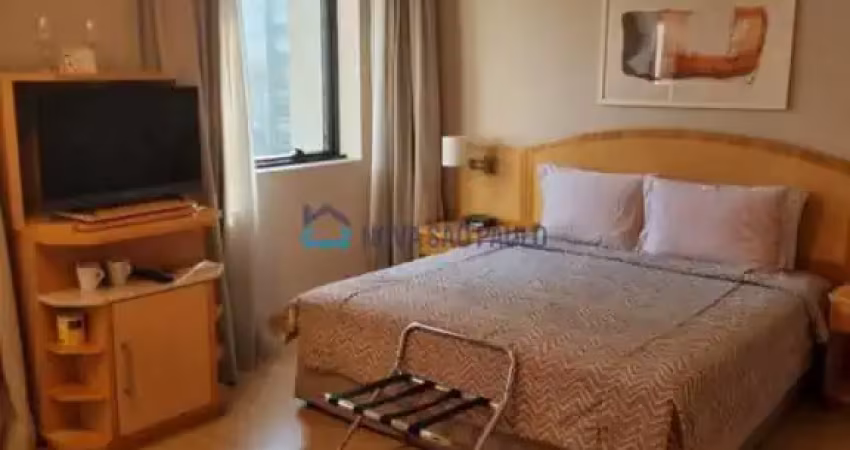 FLAT PARA LOCAÇÃO EM HIGIENOPOLIS 01 DORMITORIO 01 VAGA