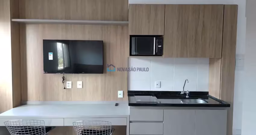 Studio Pinheiros com 25m² - Mobiliado - Locação.
