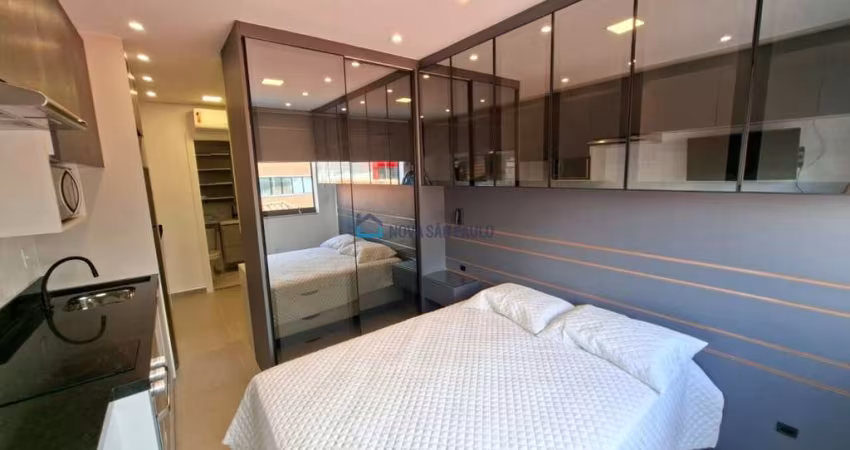 Studio Mobiliado para locação na  Indianópolis