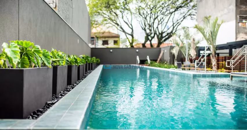 Excelente apartamento mobiliado para locação! a 400 metros a pé do metrô faria lima!