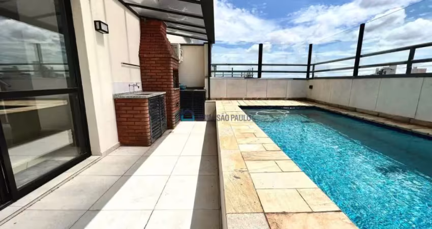 Cobertura duplex à venda, na região da saúde, com 133 m², a 60 metros da avenida do cursino
