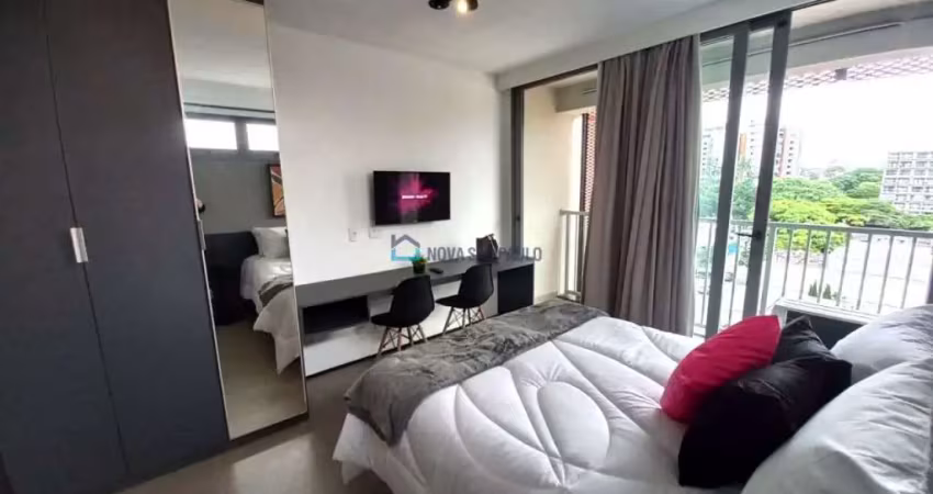 Studio à venda em moema - novo e equipado - 20 m2 300m. do metrô  eucalíptos