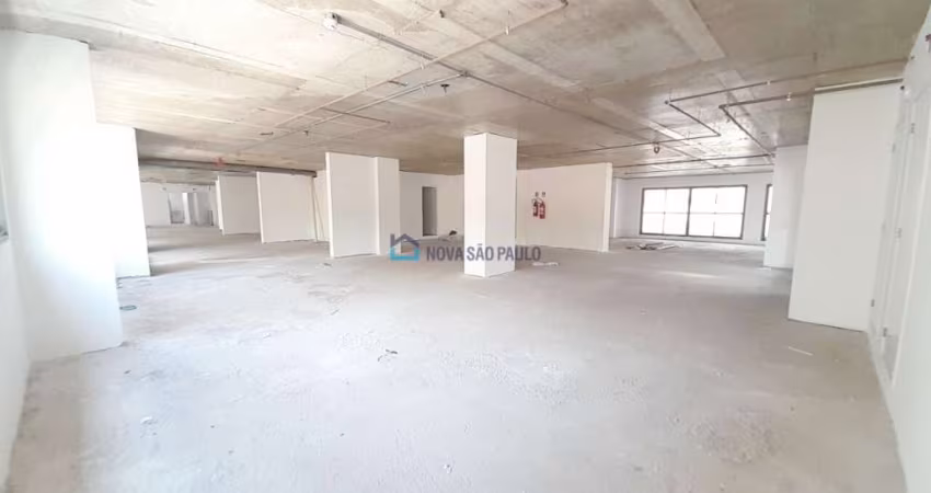 Laje Corporativa com 690 m² | 6 vagas | Padrão construtora | Jabaquara | Estação Conceição