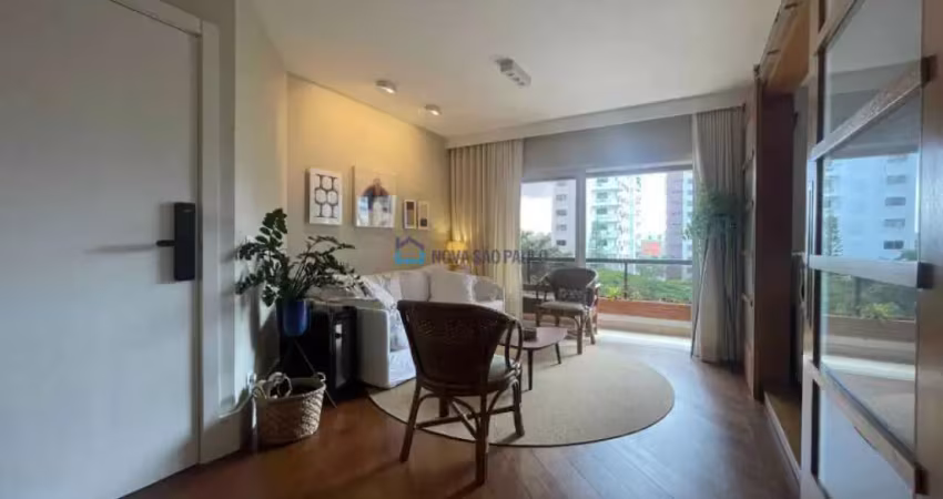 Apartamento reformado 3 dormitórios, suíte, 2 vagas, 110 m² - campo belo